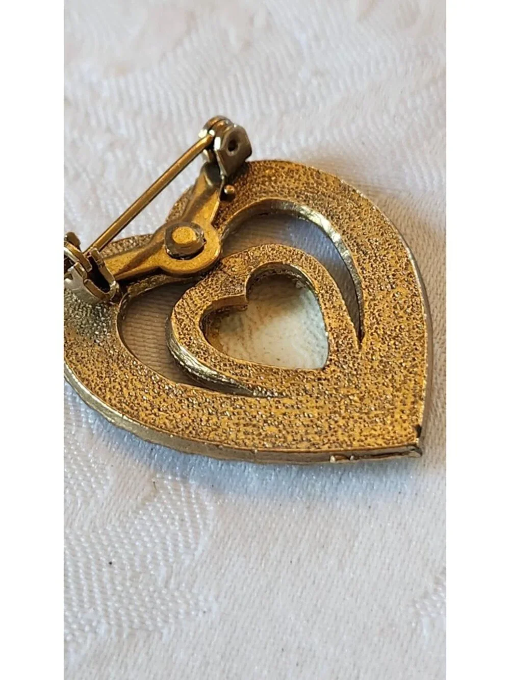 Vintage Gold-Tone Mother’s Pins MOP Enamel Rhinestones Mothers Day